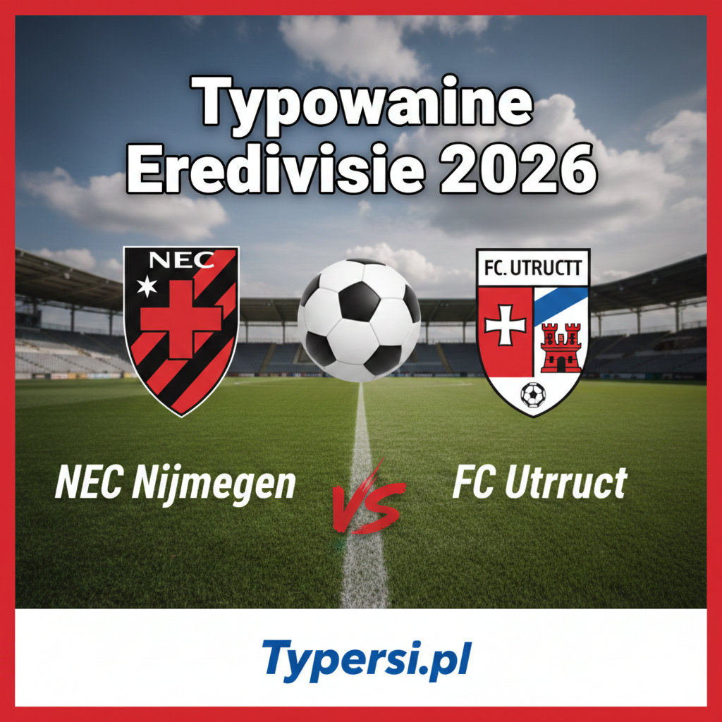Typowanie Eredivisie 2026 : NEC Nijmegen vs FC Utrecht - 18 kolejka