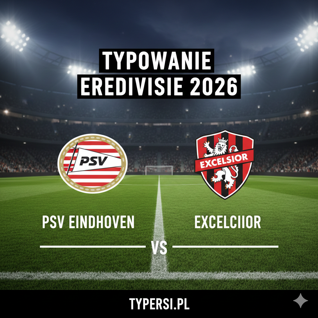 Typowanie Eredivisie 2026 : PSV Eindhoven vs Excelsior - 18 kolejka