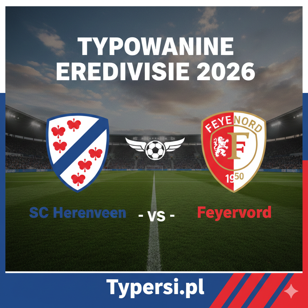 Typowanie Eredivisie 2026 : SC Heerenveen vs Feyenoord - 18 kolejka