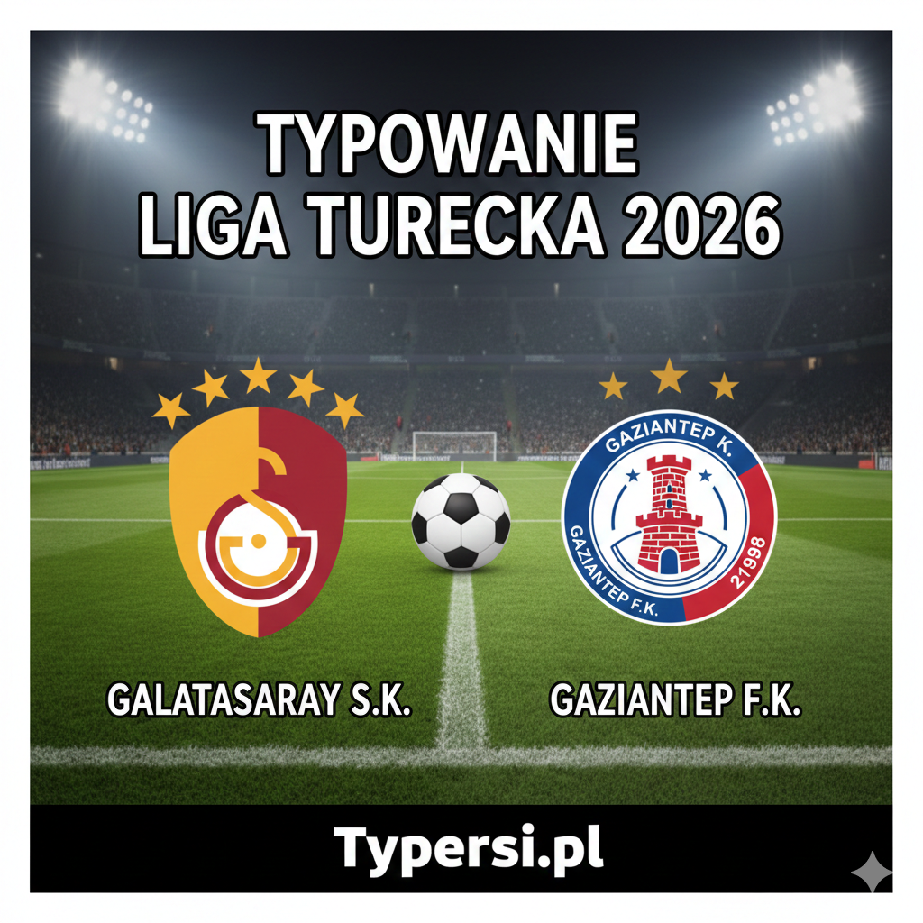 Typowanie Liga Turecka 2026 : Galatasaray vs Gaziantep FK - 18 kolejka