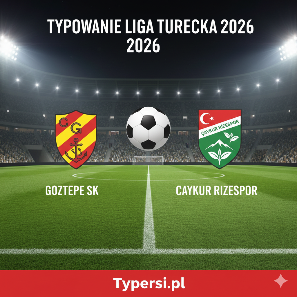 Typowanie Liga Turecka 2026 : Goztepe vs Rizespor - 18 kolejka
