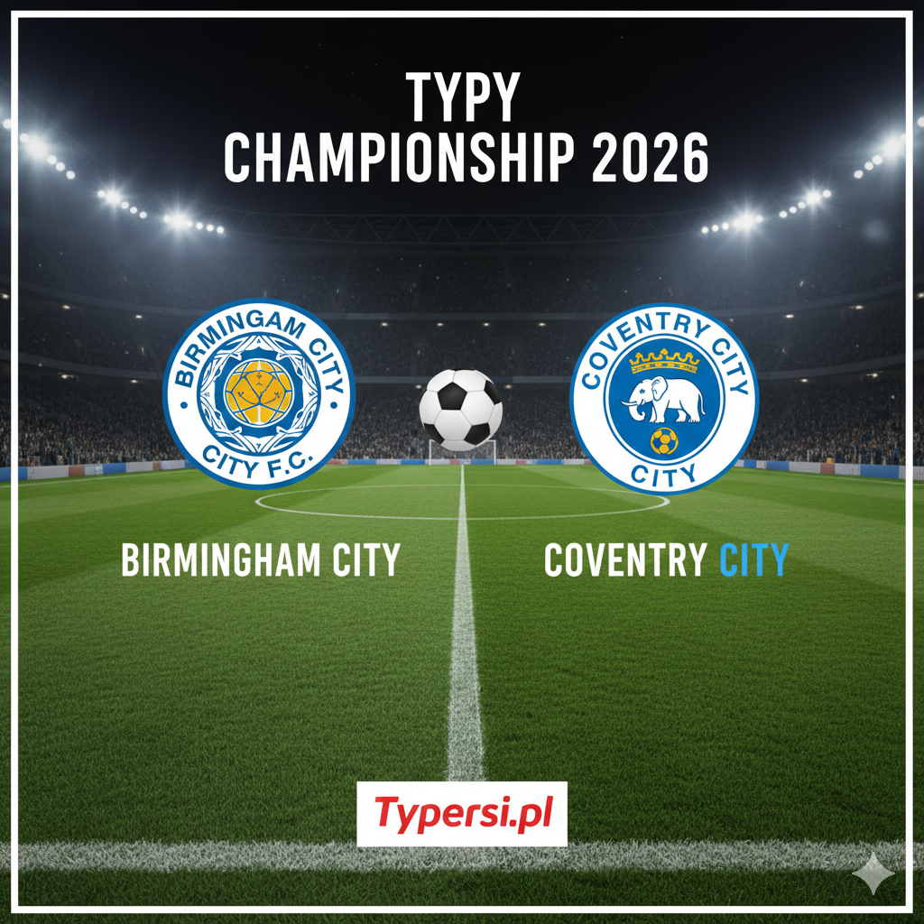 Typowanie Championship 2026 : Birmingham City vs Coventry City - 26 kolejka