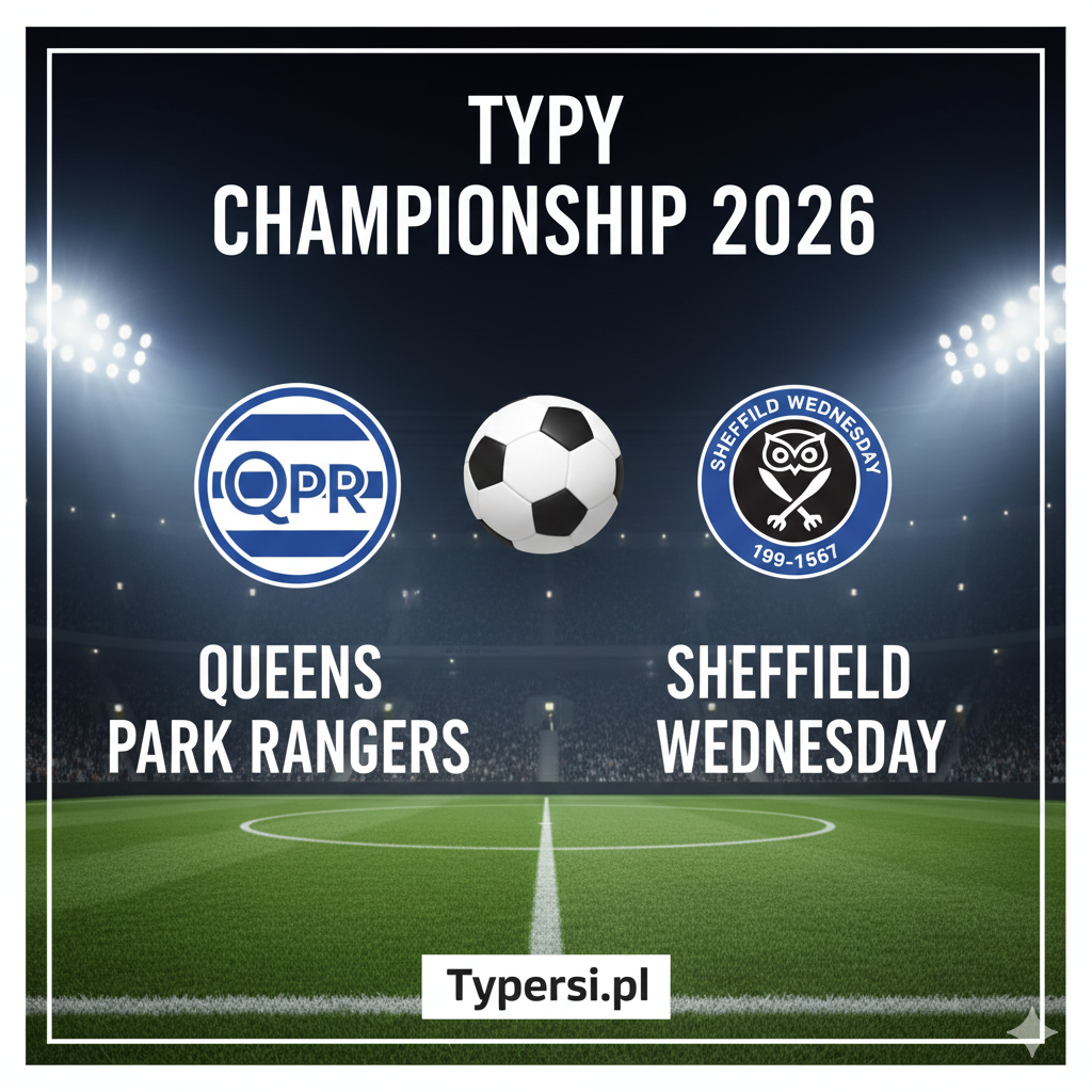 Typowanie Championship 2026 : Queens Park Rangers vs Sheffield Wednesday - 26 kolejka