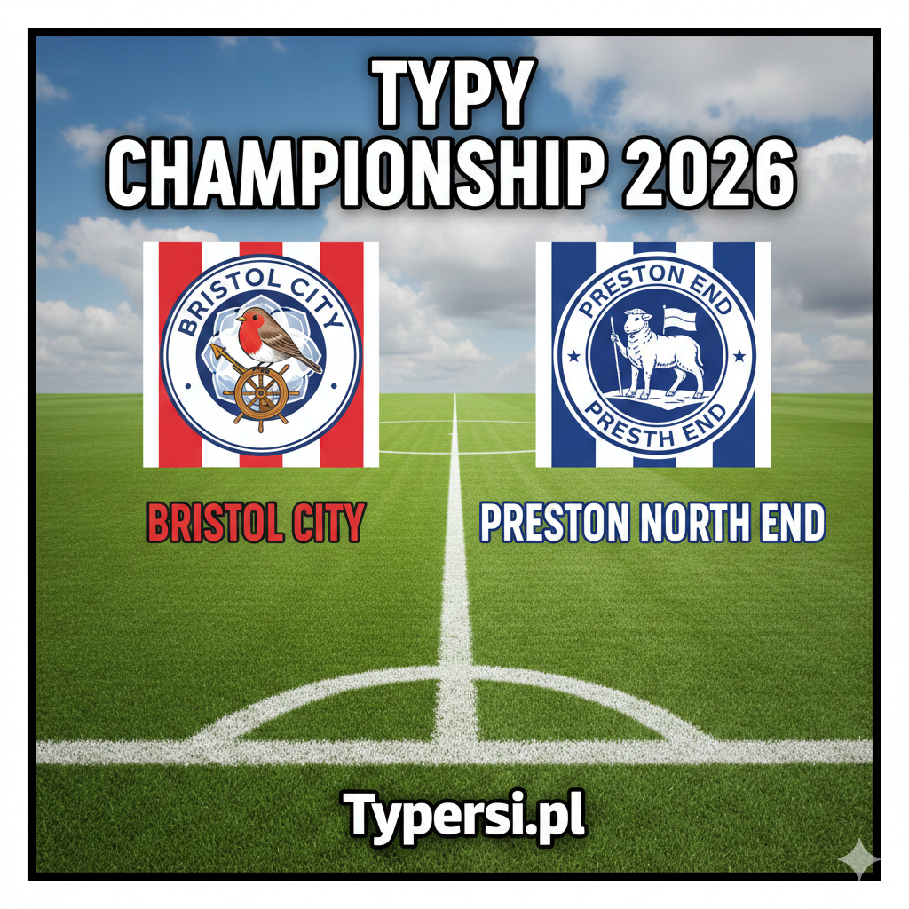 Typowanie Championship 2026 : Bristol City vs Preston North End - 26 kolejka