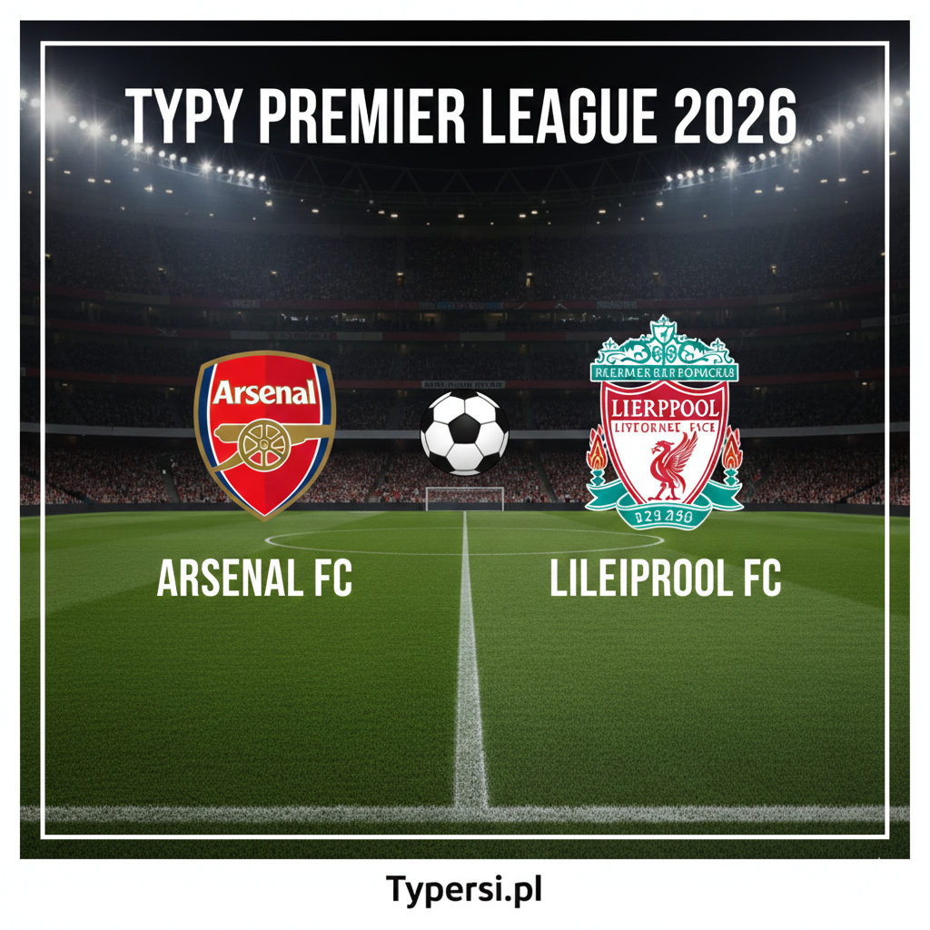 Typy bukmacherskie Premier League 2026 : Arsenal vs Liverpool - 21 kolejka