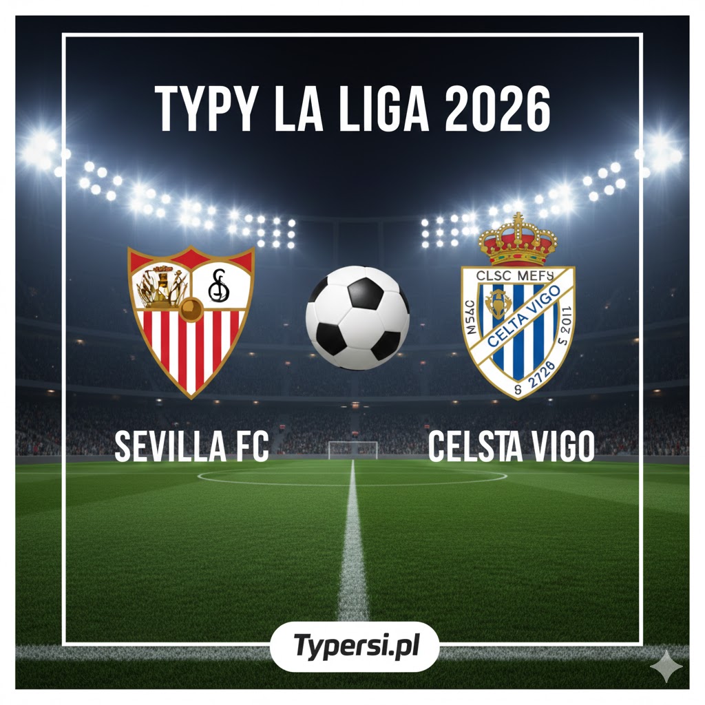 Typy bukmacherskie La Liga 2026 : Sevilla vs Celta Vigo - 20 kolejka