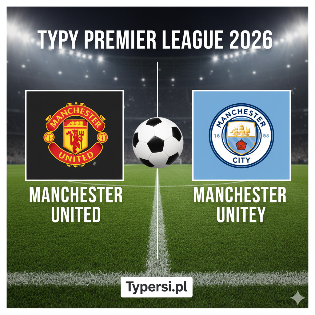 Typy bukmacherskie Premier League 2026 : Manchester United vs Manchester City - 22 kolejka