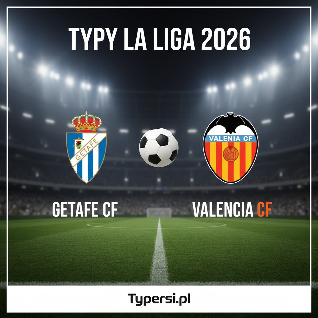 Typy La Liga 2026: Getafe vs Valencia - 20 kolejka