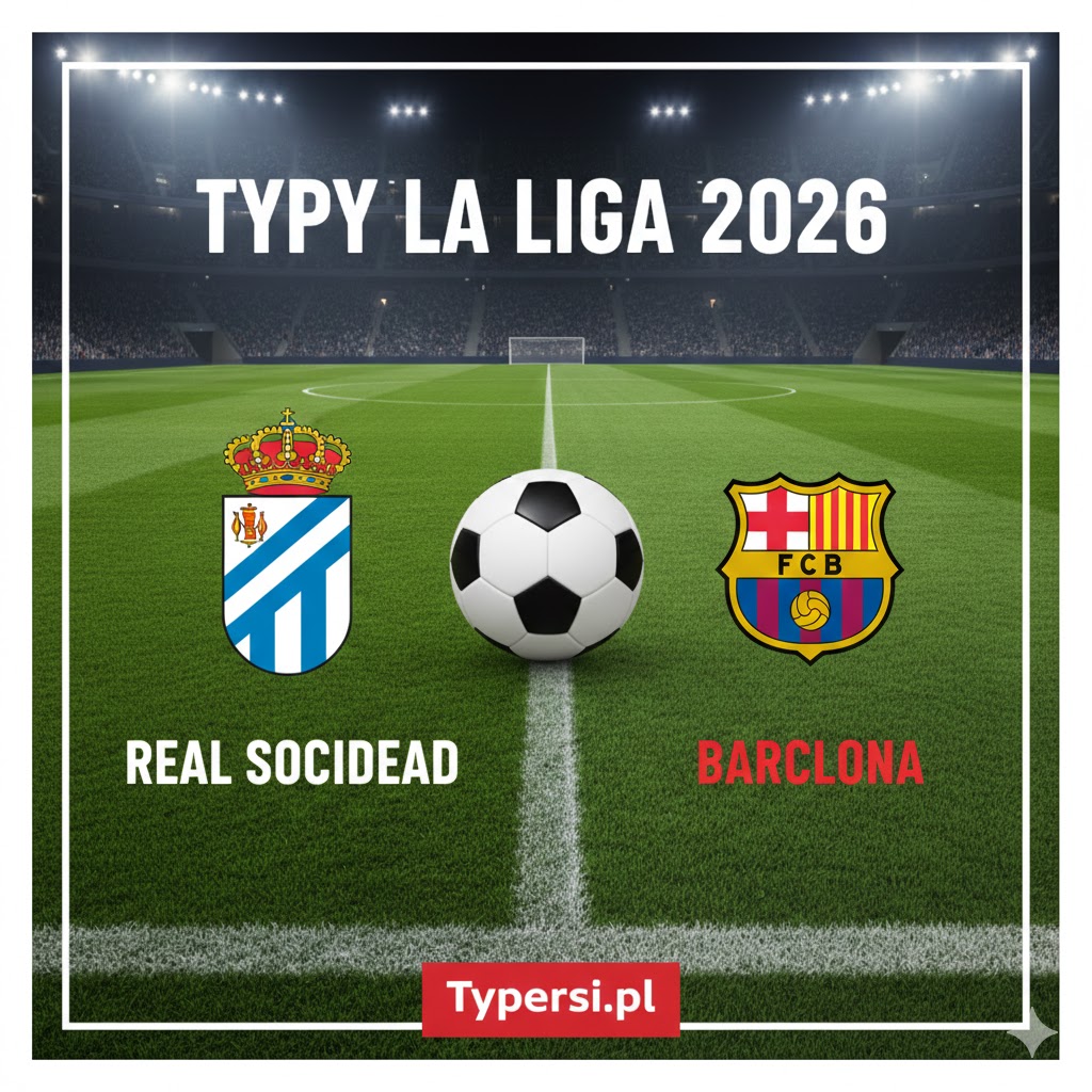 Typy La Liga 2026: Real Sociedad vs Barcelona - 20 kolejka
