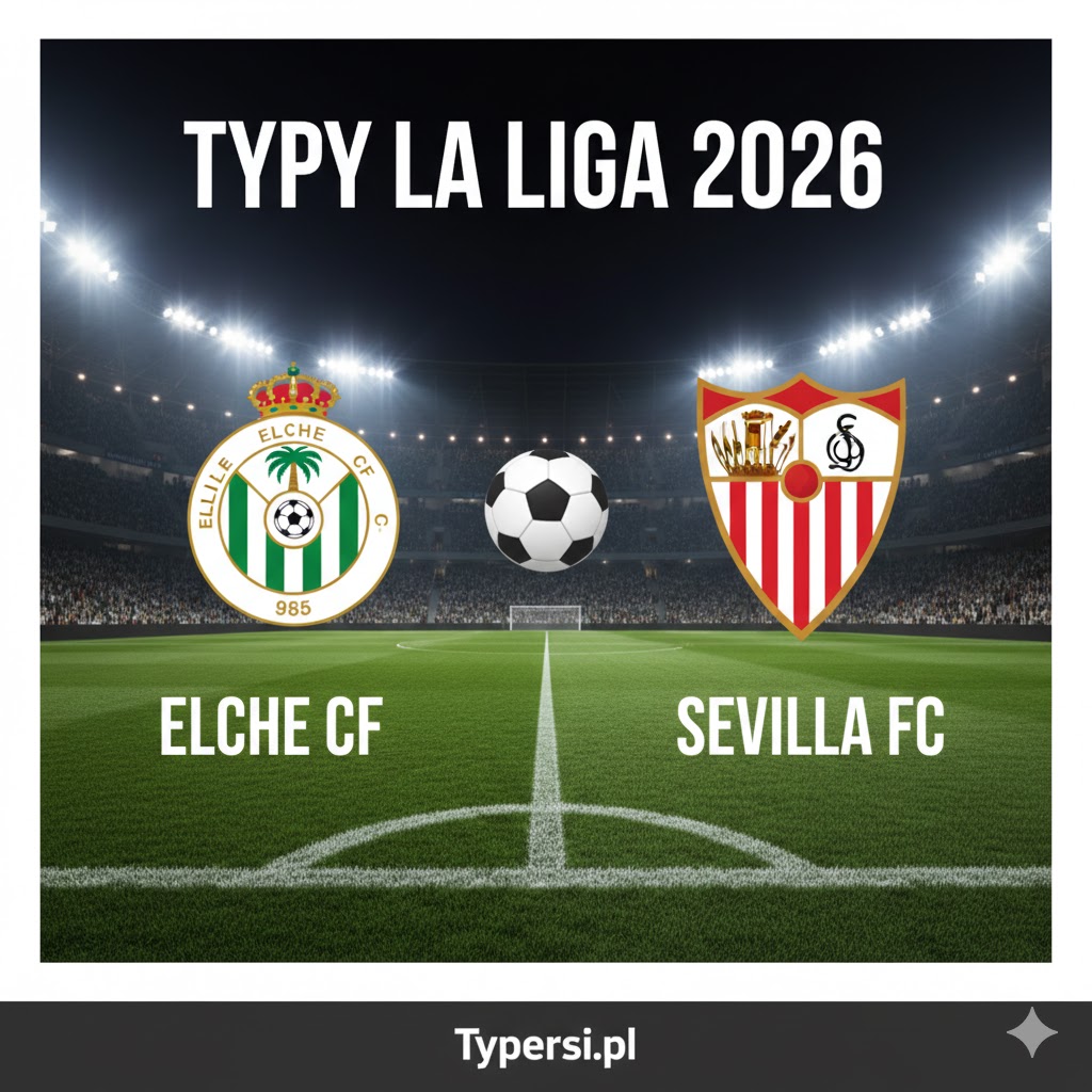 Typy La Liga 2026: Elche vs Sevilla - 20 kolejka