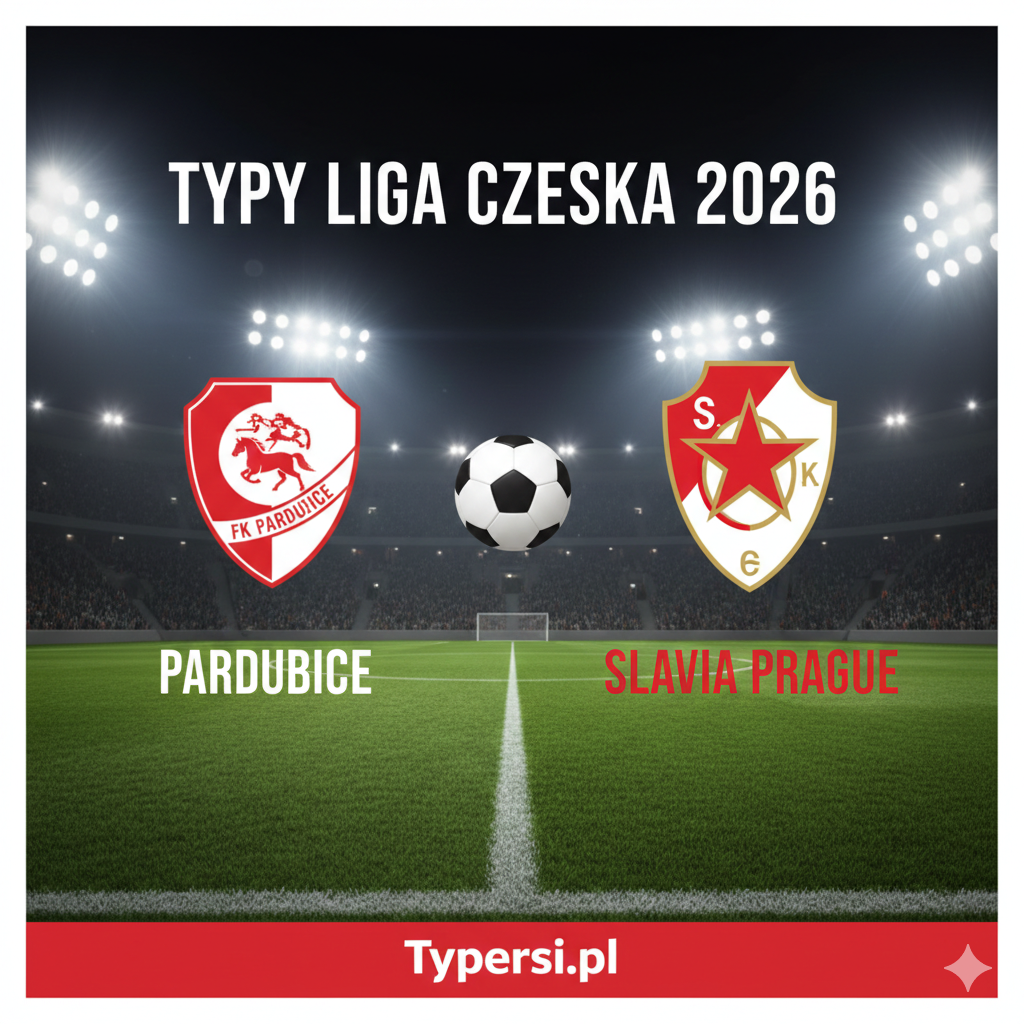 Typy Bukmacherskie Liga Czeska 2026 : Pardubice vs Slavia Prague - 20 kolejka