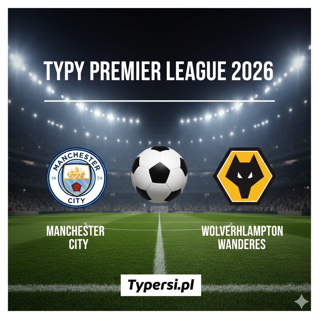 Typy Premier League 2026 : Manchester City vs Wolverhampton Wanderers - 23 kolejka