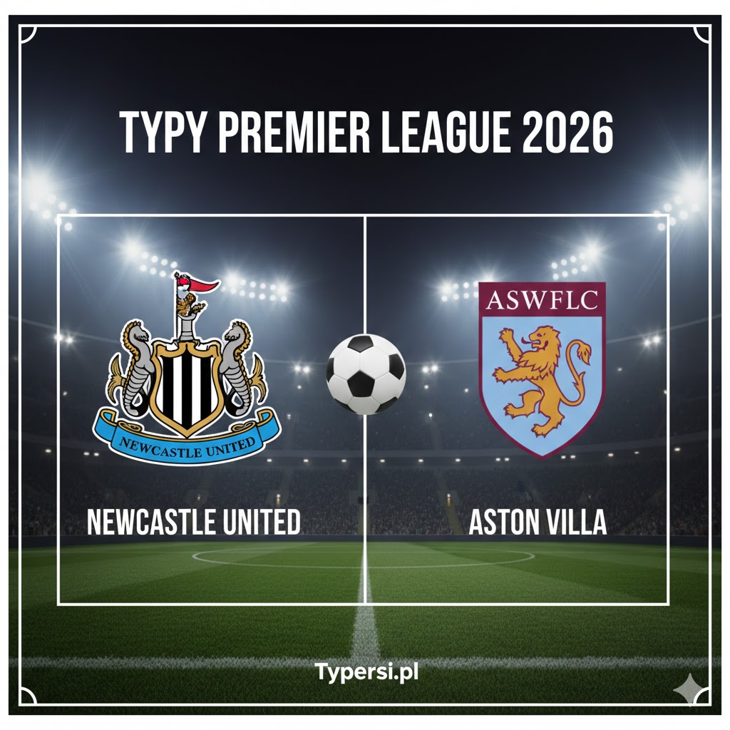Typy Premier League 2026 : Newcastle United vs Aston Villa - 23 kolejka