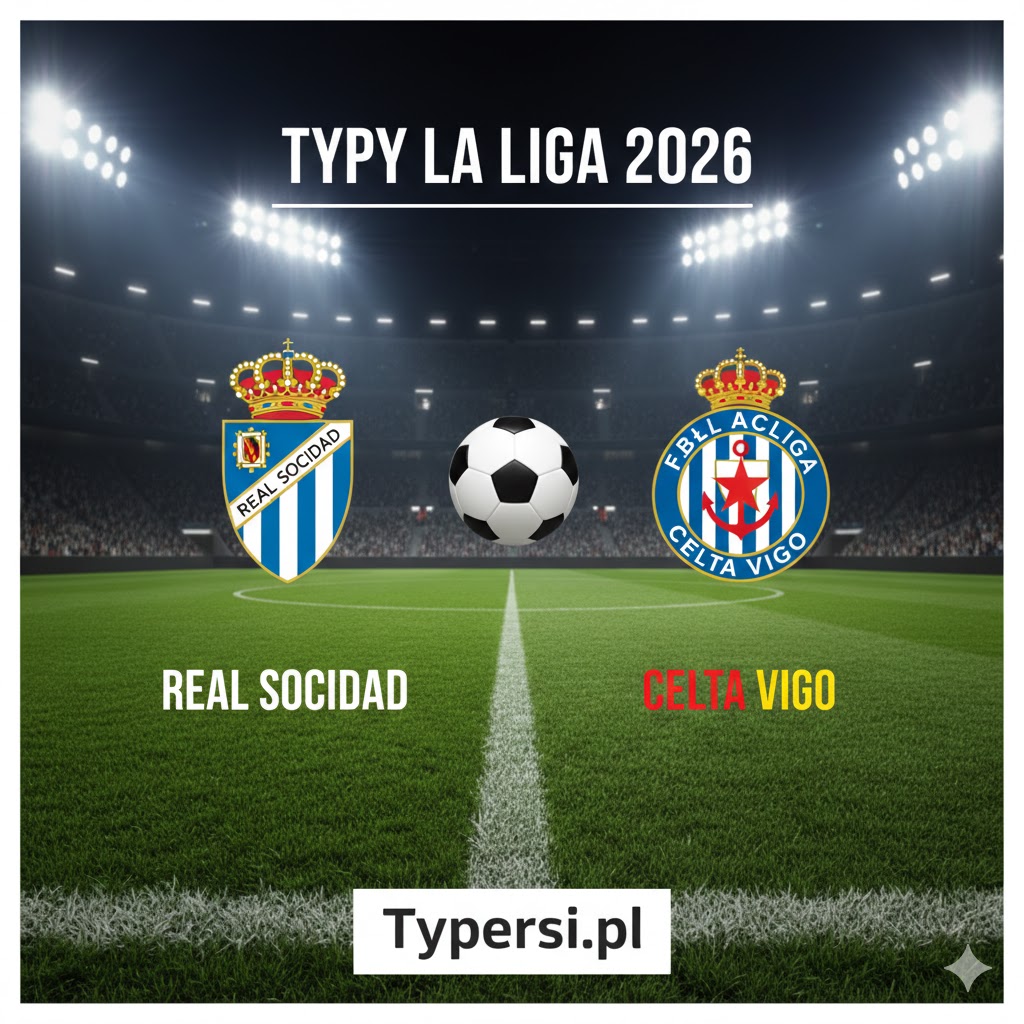 Typy La Liga 2026 : Real Sociedad vs Celta Vigo - 21 kolejka