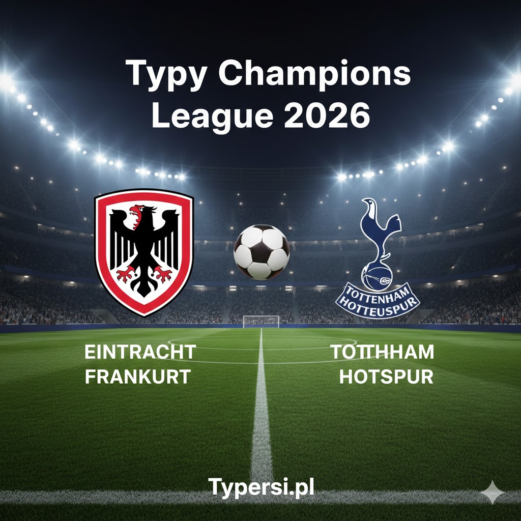 Typy Liga Mistrzów 2026 : Eintracht Frankfurt vs Tottenham Hotspur - 8 kolejka