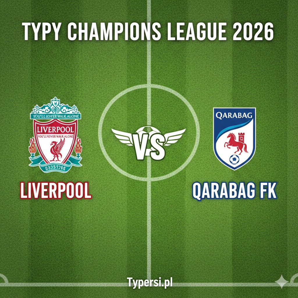 Typy Liga Mistrzów 2026 : Liverpool vs Qarabag FK - 8 kolejka