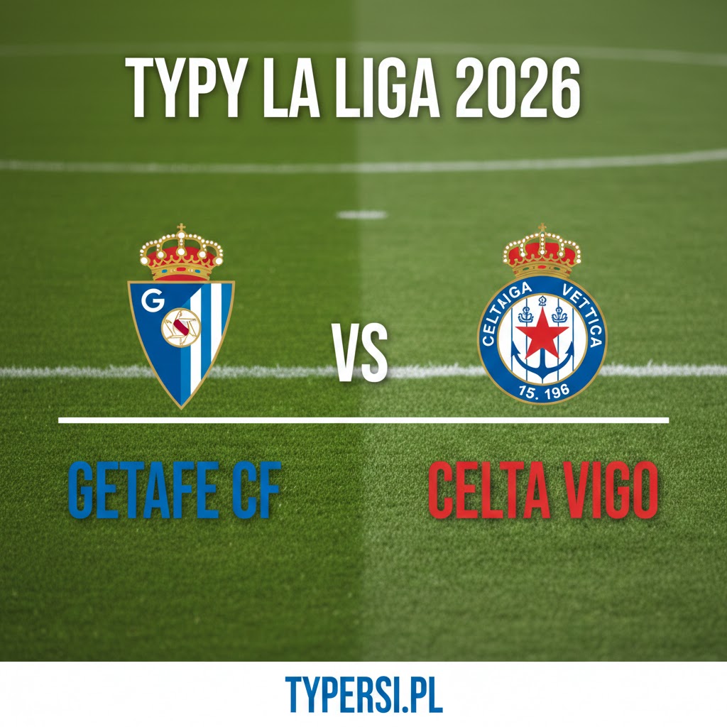 Typy Bukmacherskie La Liga 2026 : Getafe vs Celta Vigo - 22 kolejka