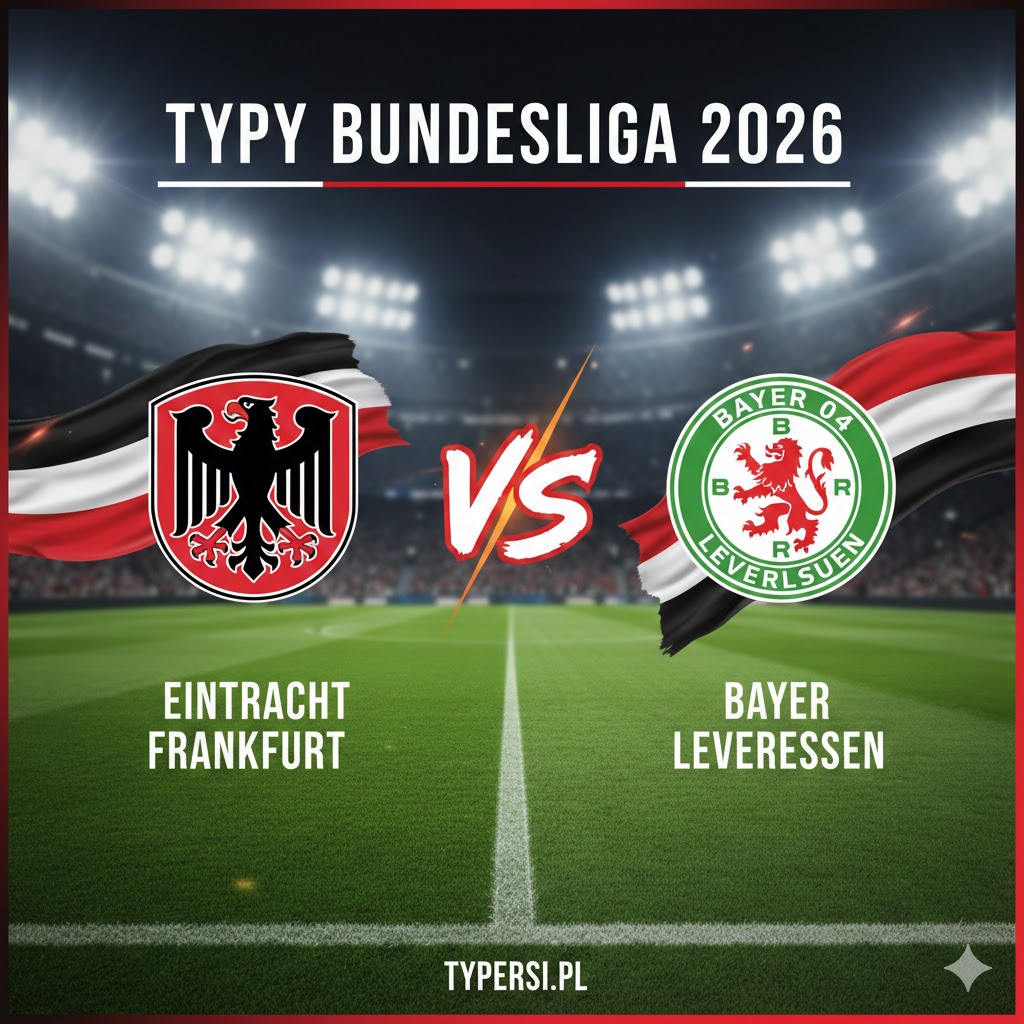 Typy Bukmacherskie Bundesliga 2026 : Eintracht Frankfurt vs Bayer Leverkusen - 20 kolejka