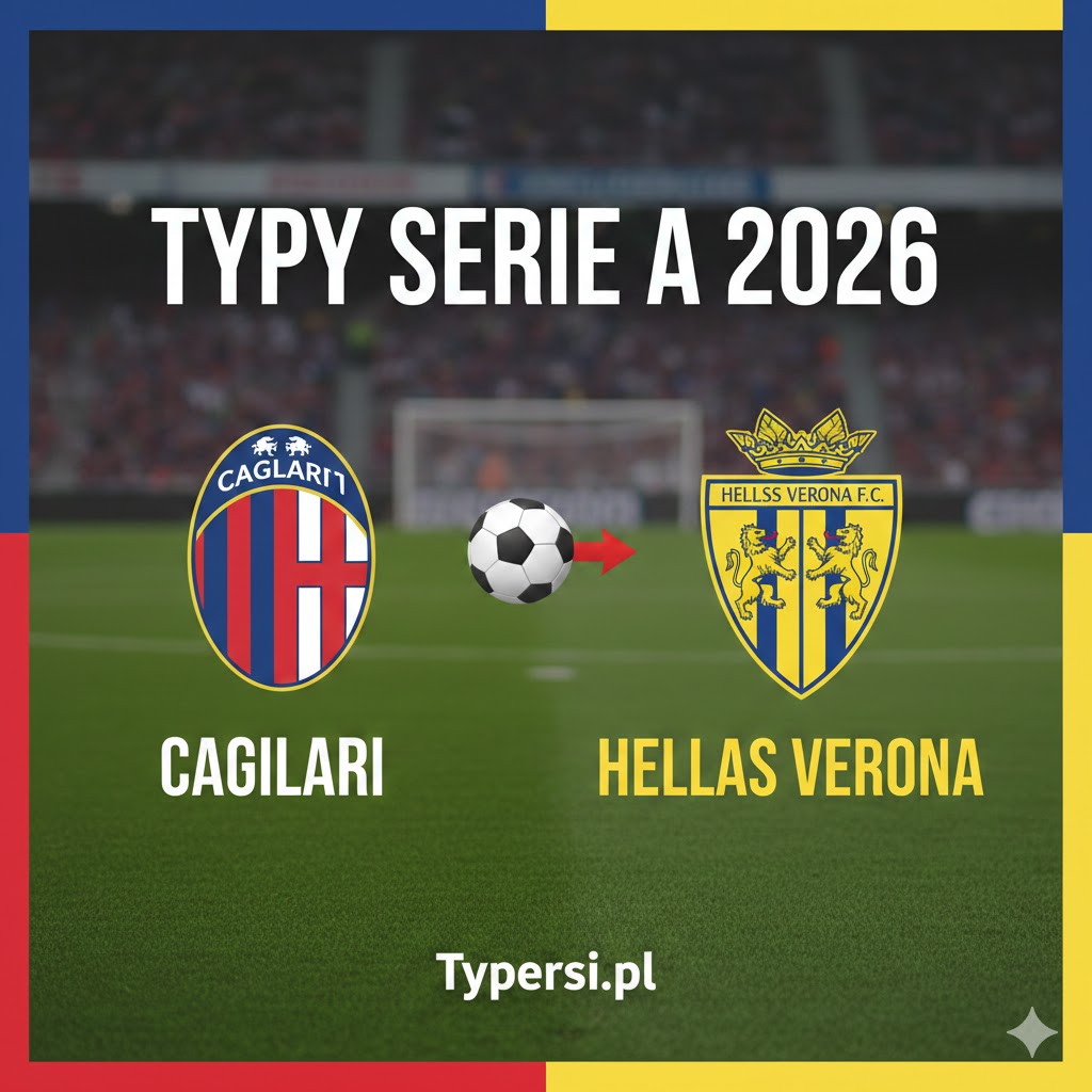 Typy Bukmacherskie Serie A 2026 : Cagliari vs Hellas Verona - 23 kolejka