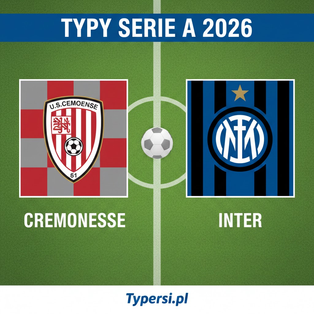 Typy Bukmacherskie Serie A 2026 : Cremonese vs Inter - 23 kolejka
