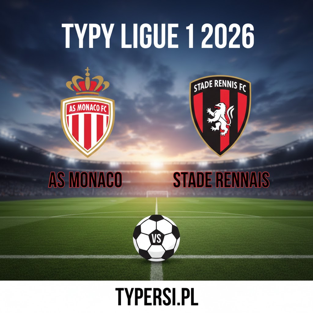 Typy Bukmacherskie Ligue 1 2026 : Monaco vs Rennes - 20 kolejka