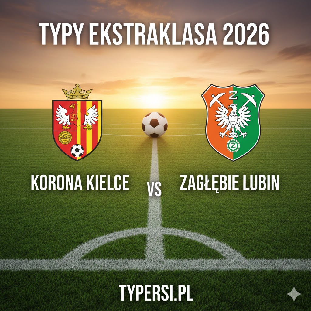 Typy Bukmacherów Ekstraklasa 2026 : Korona Kielce vs Zagłębie Lubin - 20 kolejka