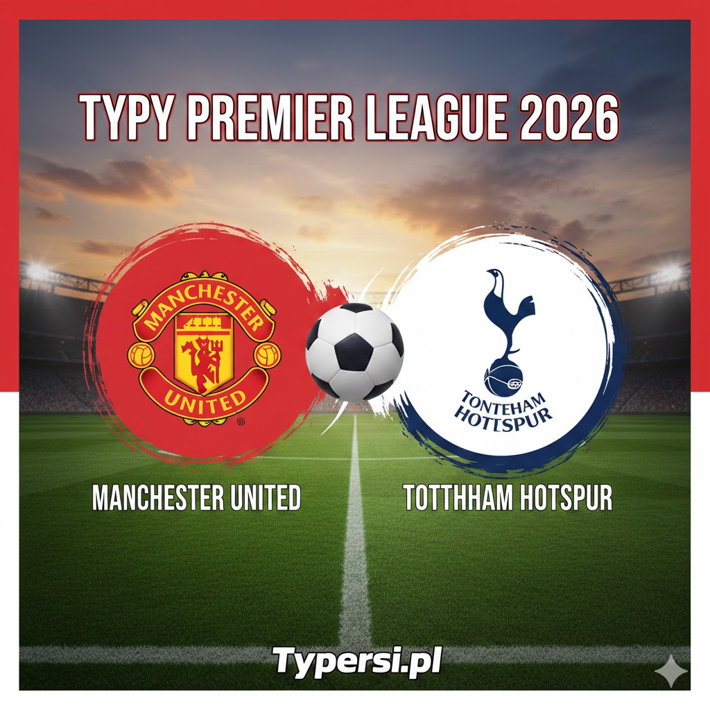 Typy Bukmacherów Premier League  2026 : Manchester United vs Tottenham Hotspur - 25 kolejka