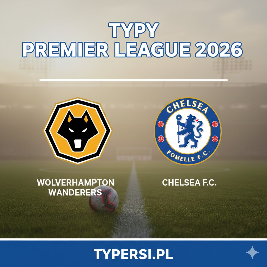 Typy Bukmacherów Premier League  2026 : Wolverhampton Wanderers vs Chelsea - 25 kolejka