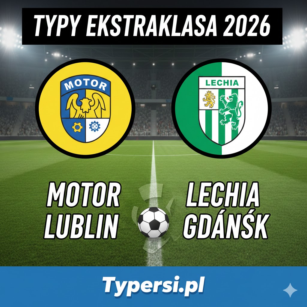 Typy Ekstraklasa 2026 : Motor Lublin vs Lechia Gdańsk - 21 kolejka