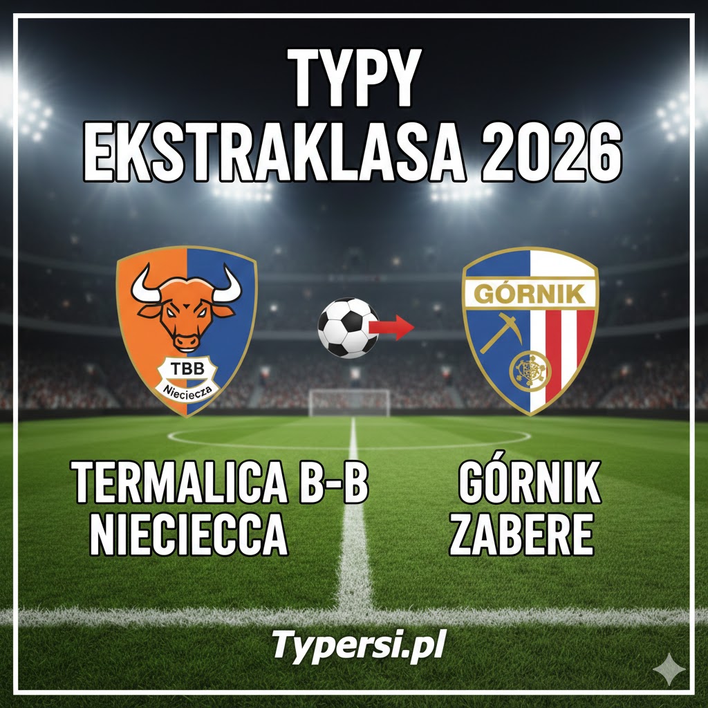 Typy Ekstraklasa 2026 : Termalica B-B Nieciecza vs Górnik Zabrze - 21 kolejka
