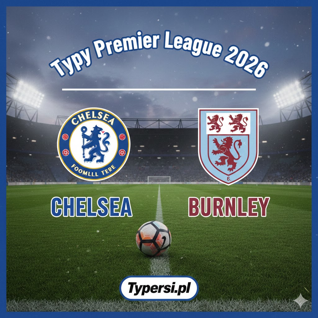 Typy Premier League 2026 : Chelsea vs Burnley - 27 kolejka