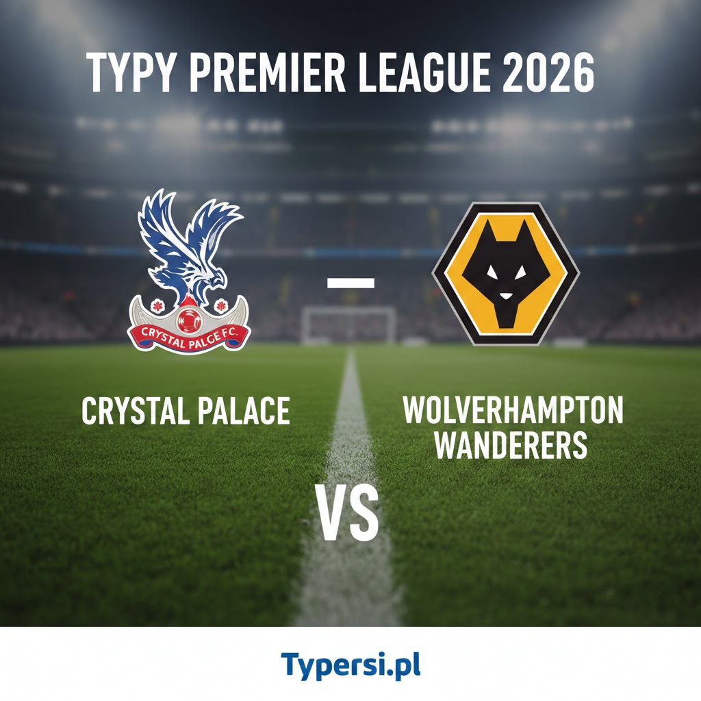 Typy Premier League 2026 : Crystal Palace vs Wolverhampton Wanderers - 27 kolejka
