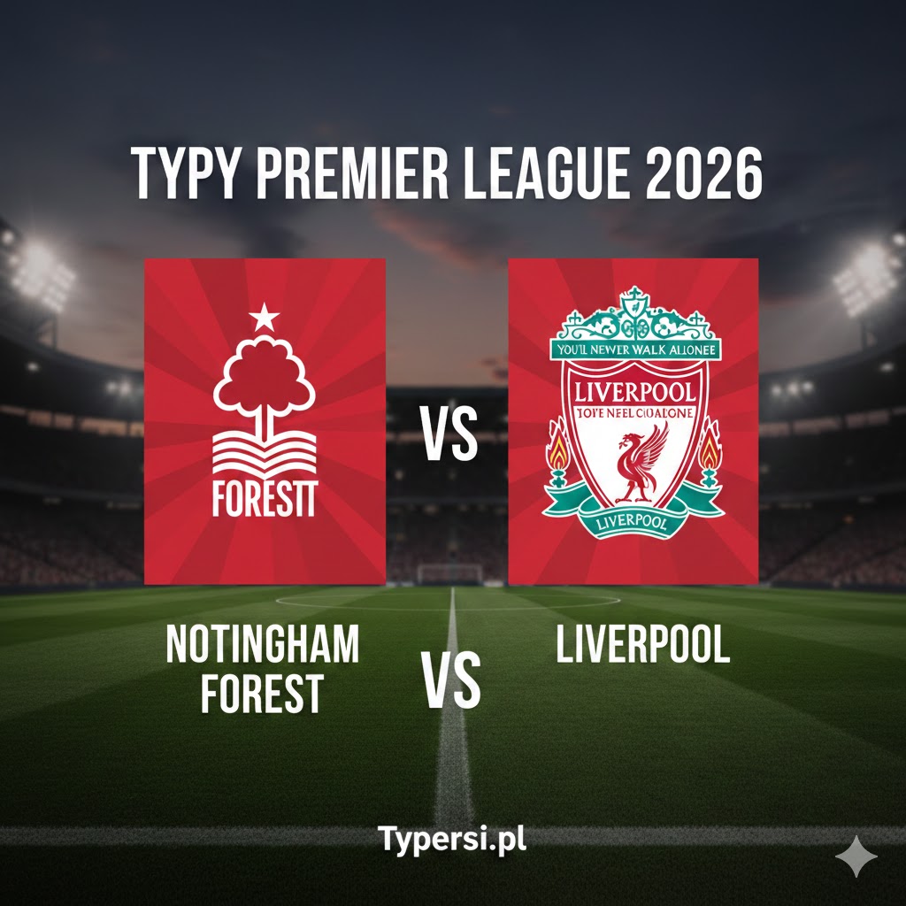 Typy Premier League 2026 : Nottingham Forest vs Liverpool - 27 kolejka