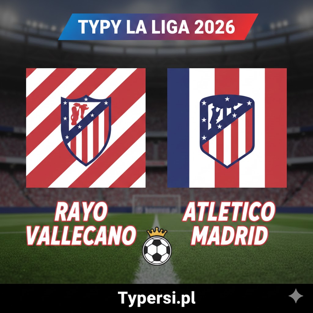 Typy La Liga 2026 : Rayo Vallecano vs Atletico Madrid - 24 kolejka