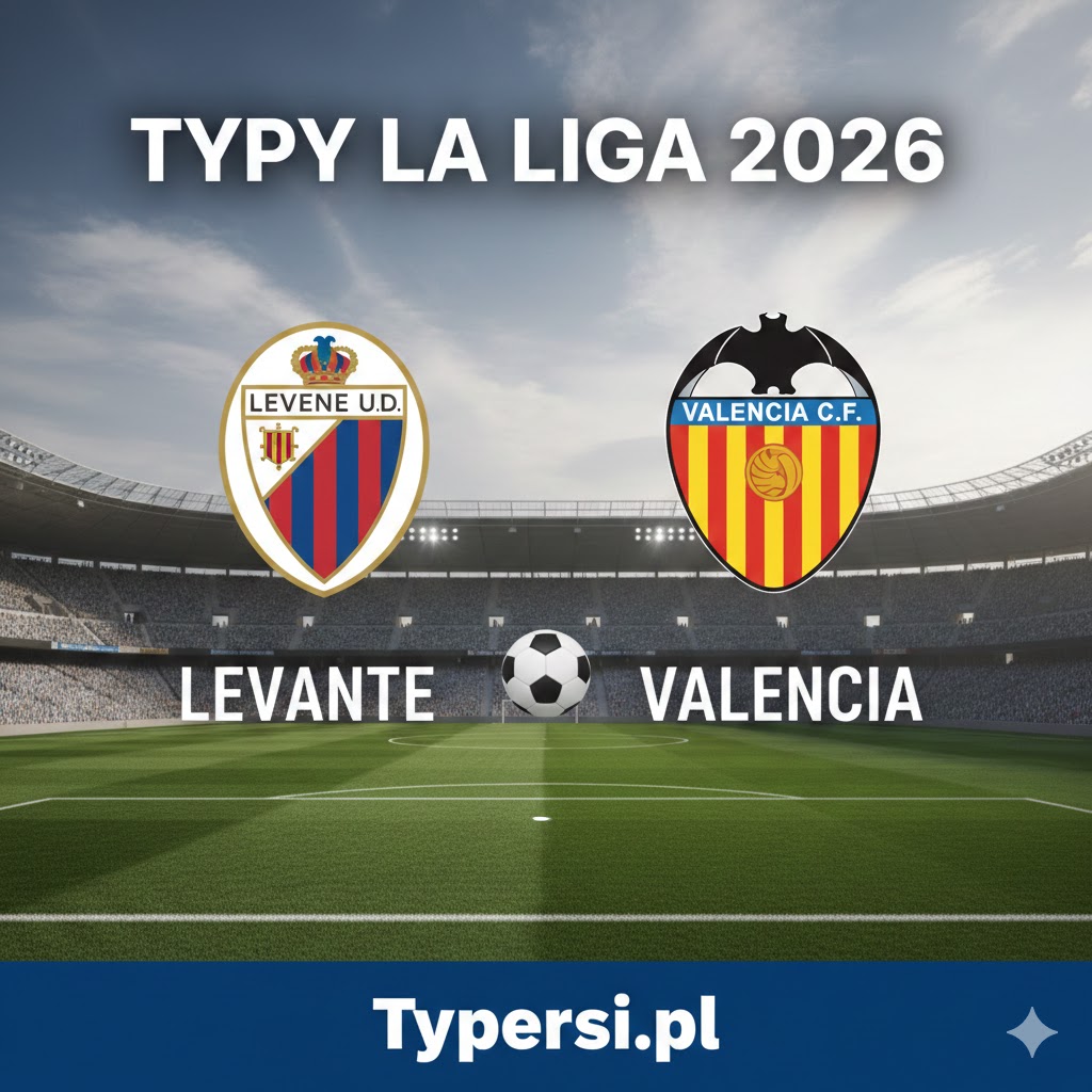 Typy La Liga 2026 : Levante vs Valencia - 24 kolejka