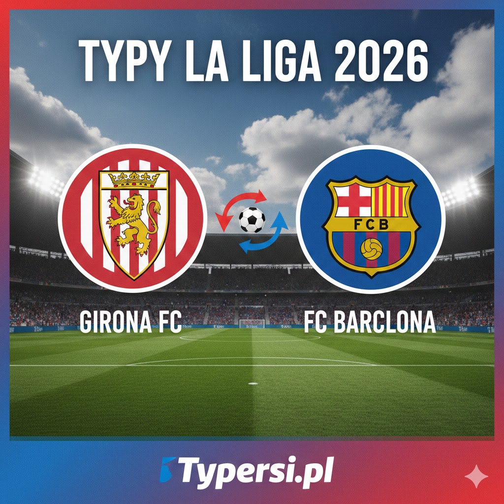 Typy La Liga 2026 : Girona vs Barcelona - 24 kolejka