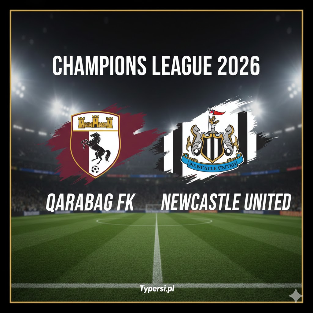 Typy Liga Mistrzów 2026 : Qarabag FK vs Newcastle United - 9 kolejka
