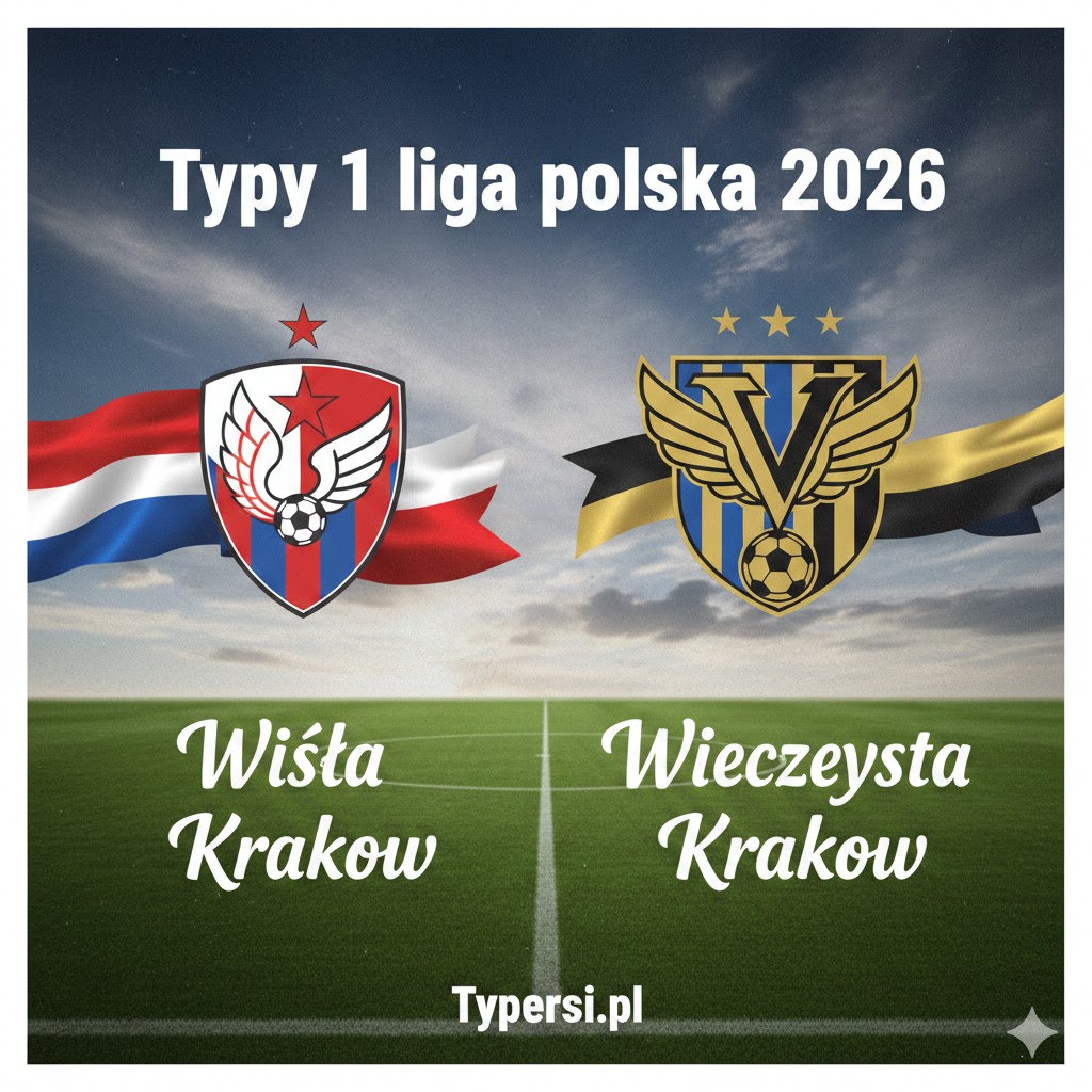 Typy 1 liga polska 2026 : Wisła Kraków vs Wieczysta Kraków - 22 kolejka