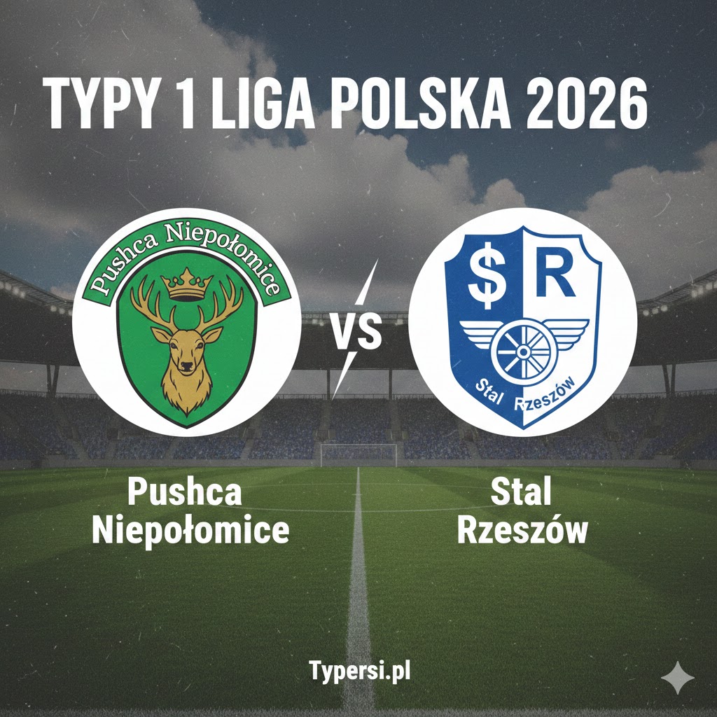 Typy 1 liga polska 2026 : Puszcza Niepołomice vs Stal Rzeszów - 22 kolejka