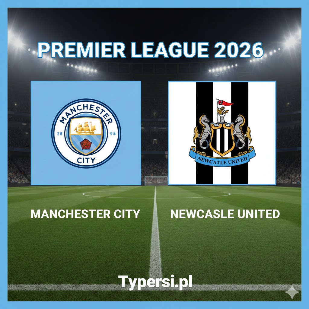 Typy Premier League 2026 : Manchester City vs Newcastle United - 27 kolejka
