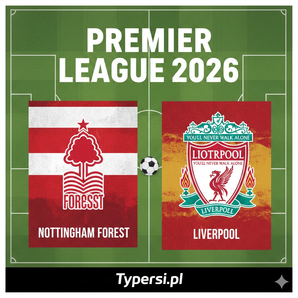 Typy Premier League 2026 : Nottingham Forest vs Liverpool - 27 kolejka