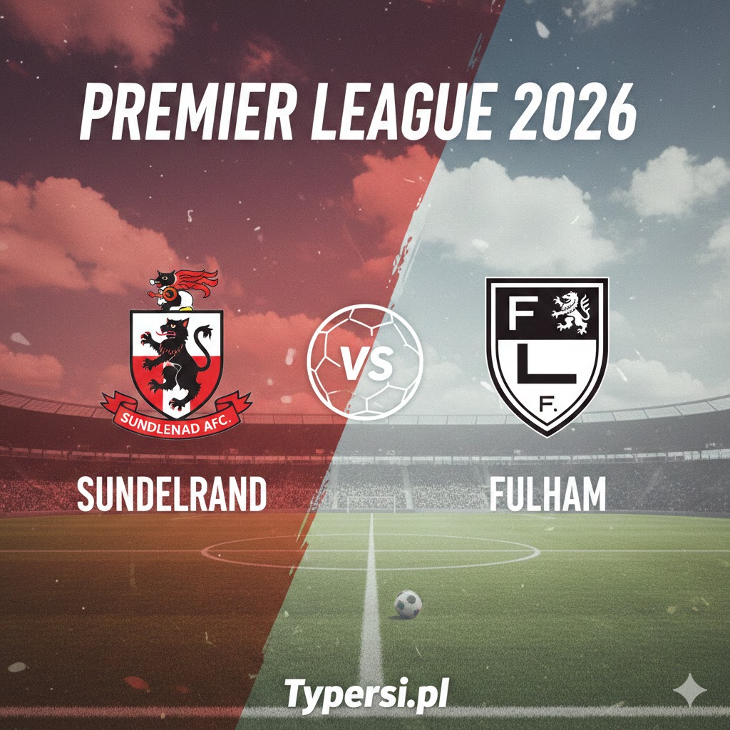 Typy Premier League 2026 : Sunderland vs Fulham - 27 kolejka