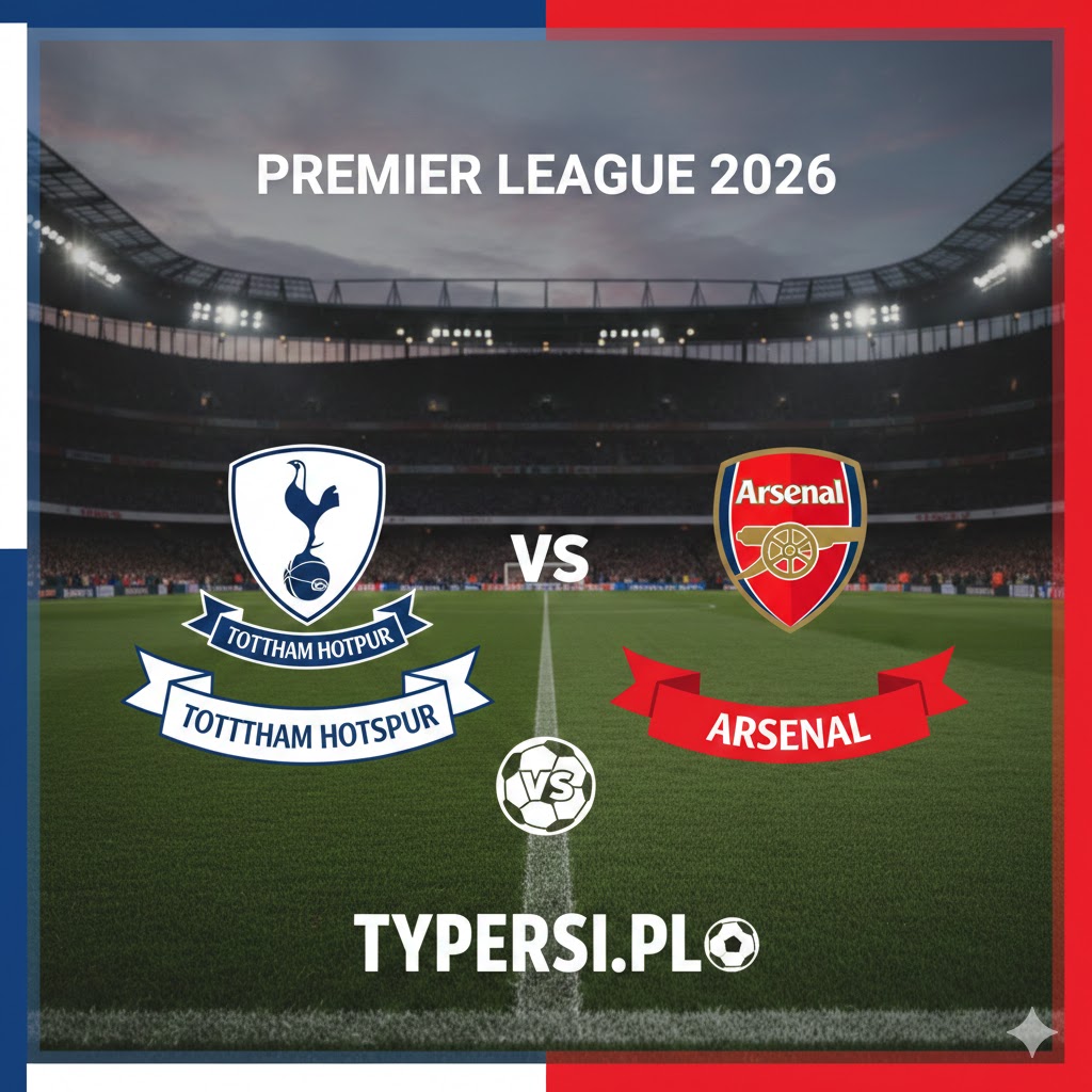 Typy Premier League 2026 : Tottenham Hotspur vs Arsenal - 27 kolejka