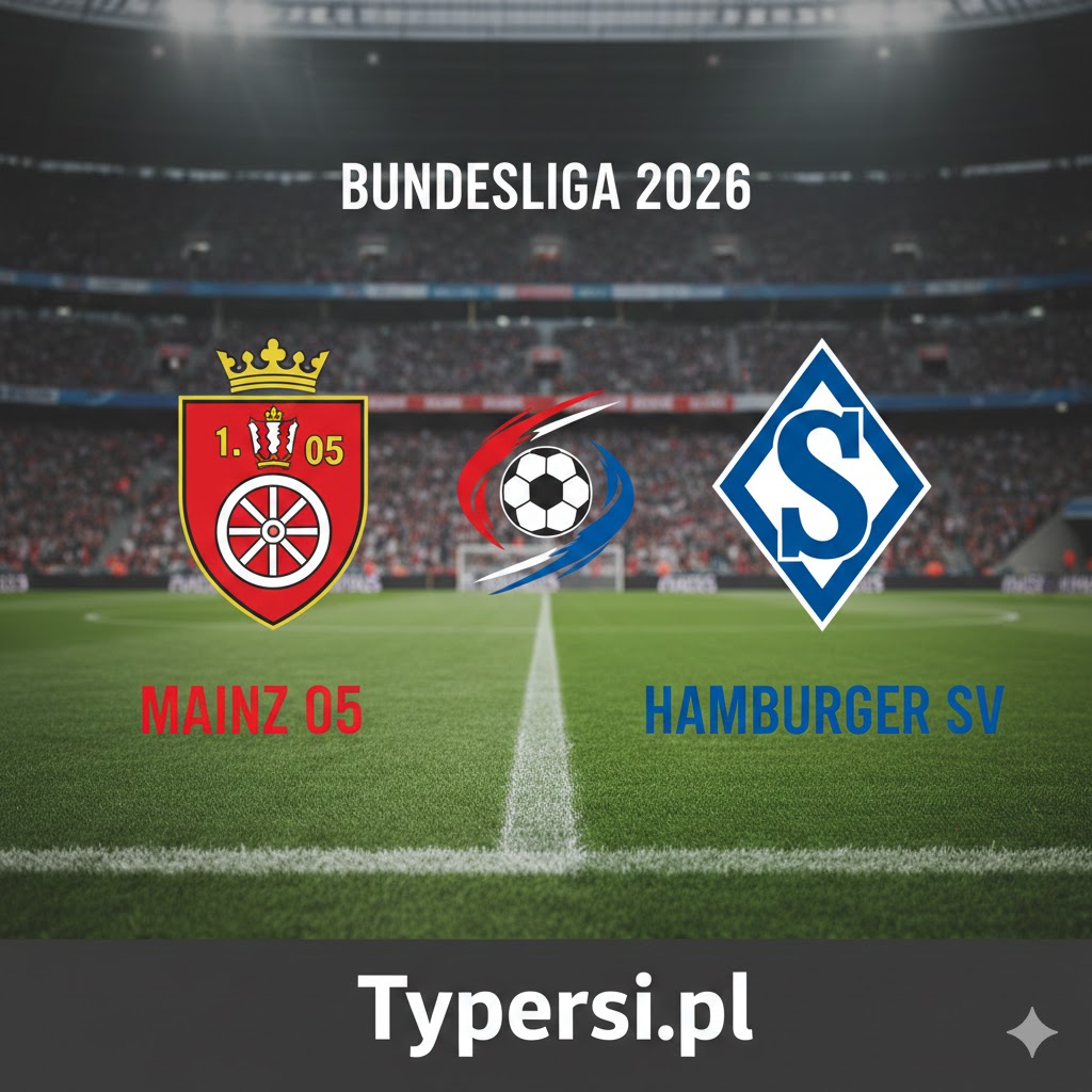 Typy Bundesliga 2026 : Mainz 05 vs Hamburger SV - 23 kolejka