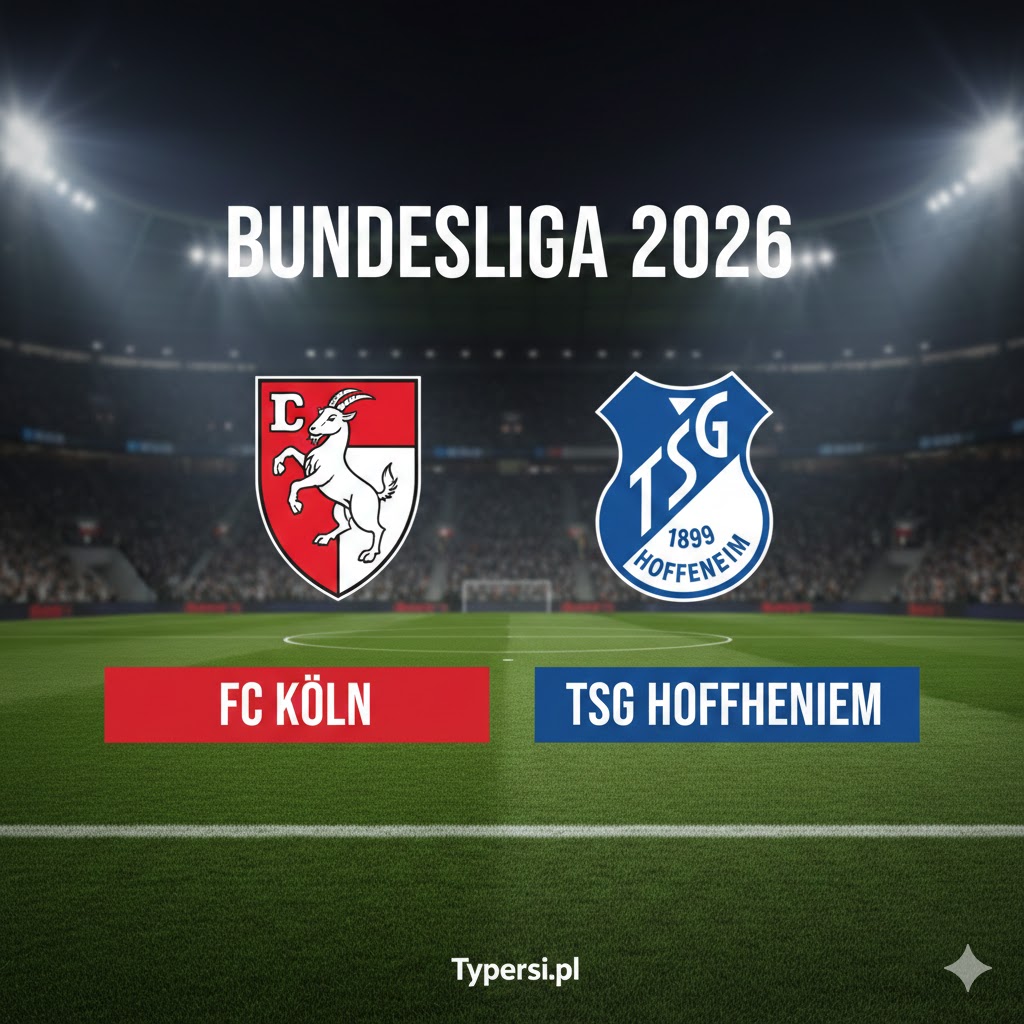 Typy Bundesliga 2026 : FC Koeln vs Hoffenheim - 23 kolejka