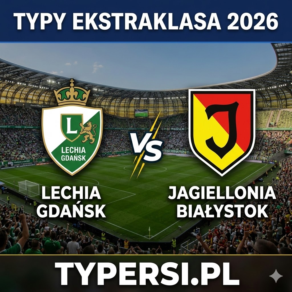 Typy Bukmacherów Ekstraklasa 2026: Lechia Gdańsk vs Jagiellonia Białystok - 24 kolejki