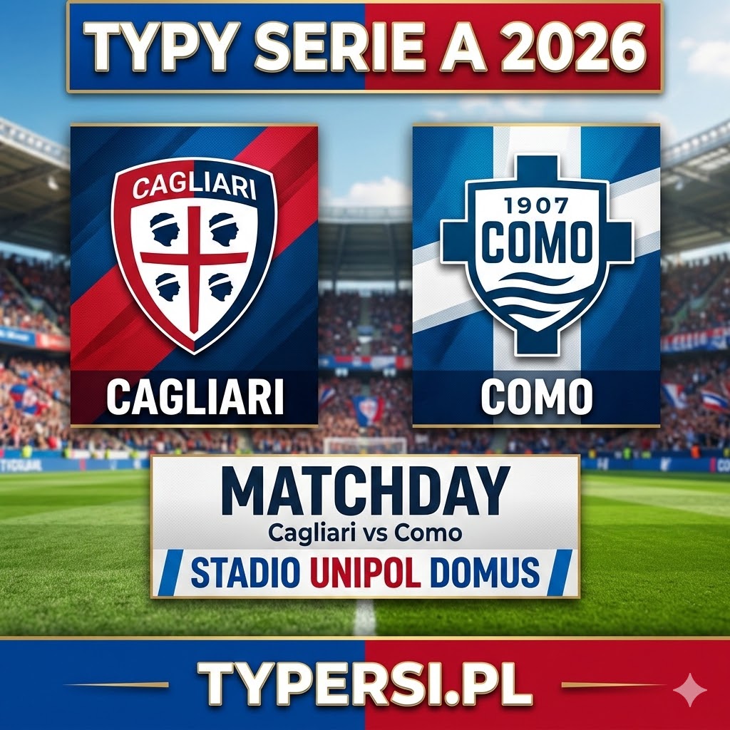 Typy Bukmacherów Serie A 2026: Cagliari vs Como - 28 kolejki