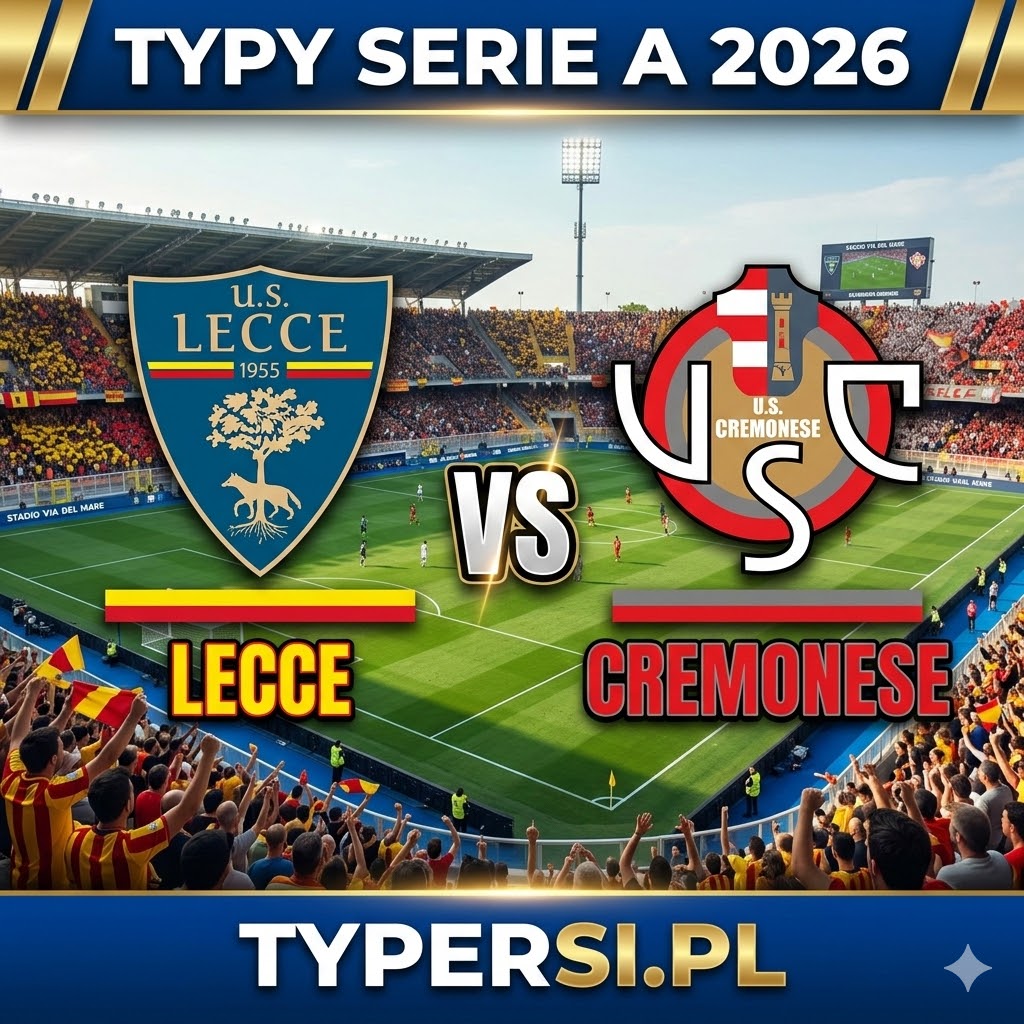 Typy Bukmacherów Serie A 2026: Lecce vs Cremonese - 28 kolejki