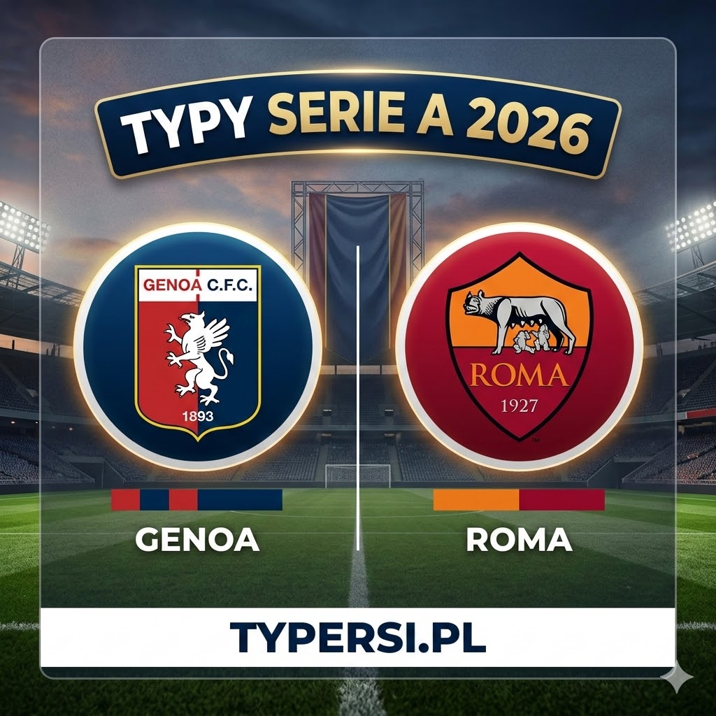 Typy Bukmacherów Serie A 2026: Genoa vs Roma - 28 kolejki