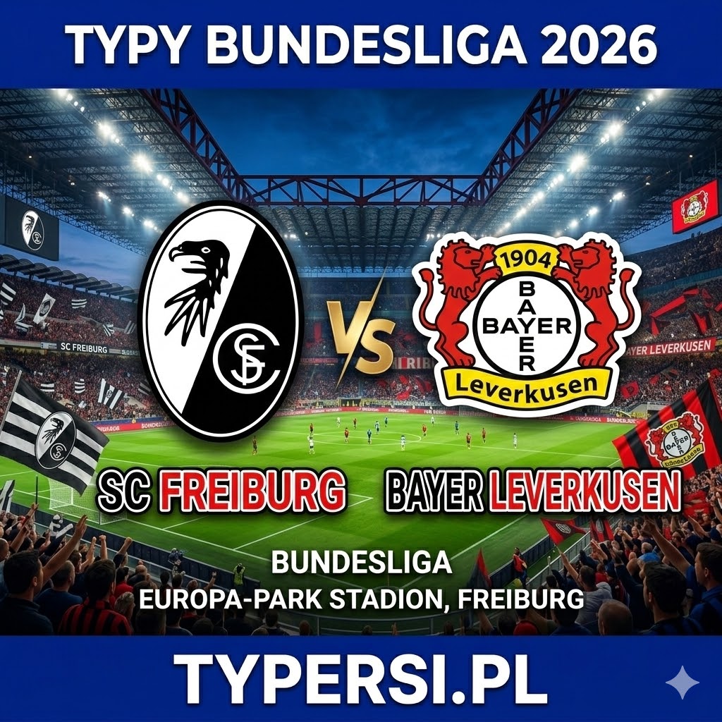Typy Bukmacherów Bundesliga 2026: Freiburg vs Bayer Leverkusen - 25 kolejka
